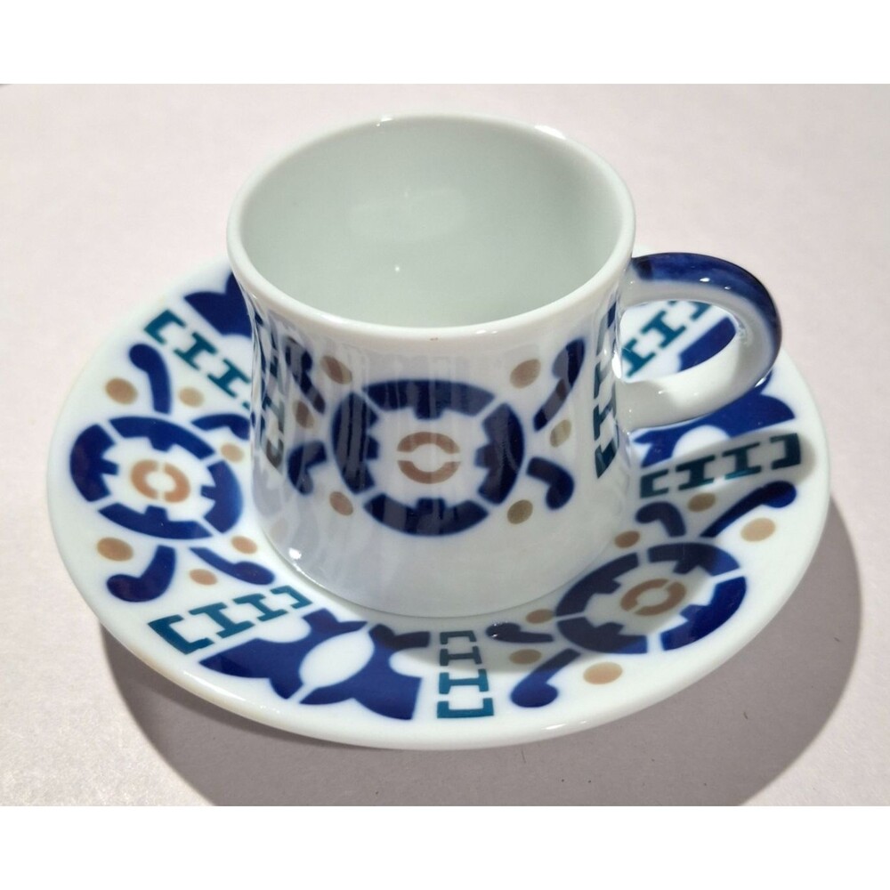 Rare Sargadelos Burela Cup & Saucer Coffee Set